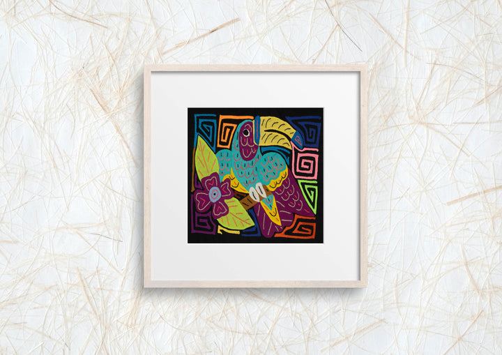 Multi-Color Toucan Bird Blue And Purple Molita