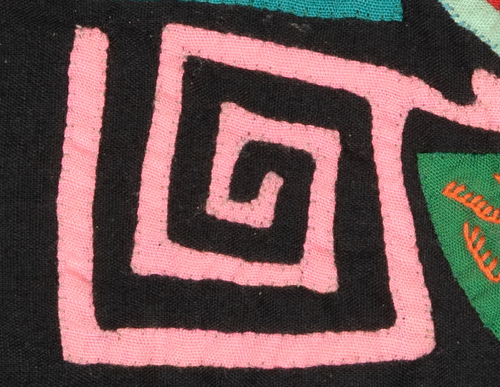 Multicolor Orange And Aqua Bird Molita