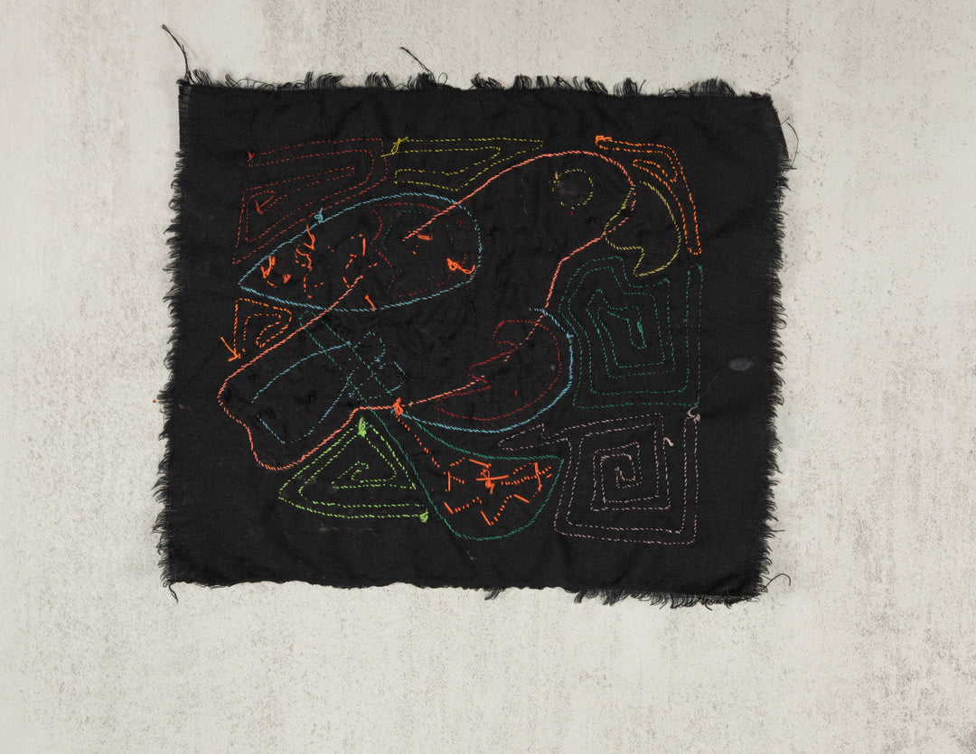 Multicolor Orange And Aqua Bird Molita