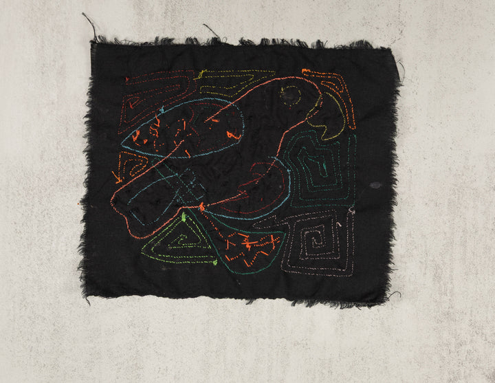 Multicolor Orange And Aqua Bird Molita