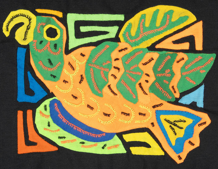 Multicolor Orange And Green Bird Molita