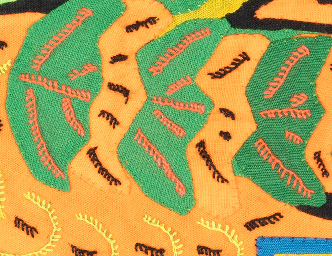 Multicolor Orange And Green Bird Molita