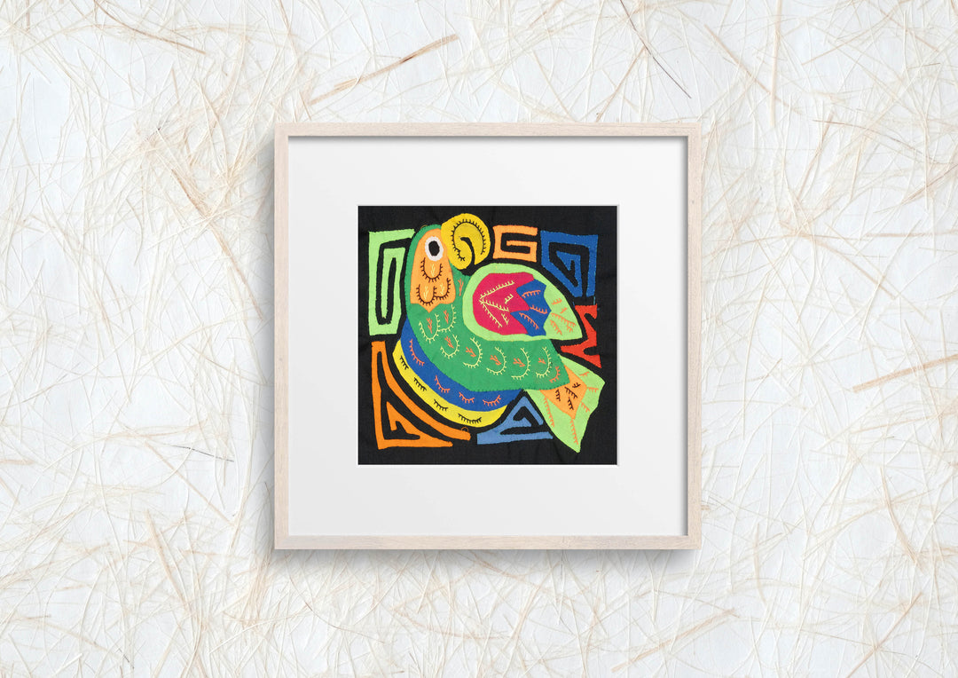 Multicolor Orange And Green Bird Molita