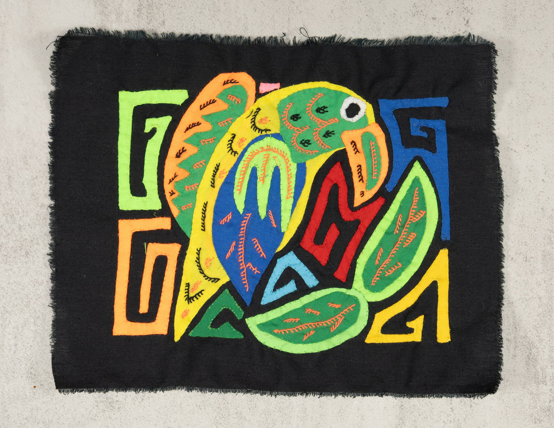 Multicolor Orange Blue And Chartruce Bird Molita