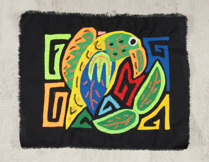 Multicolor Orange Blue And Chartruce Bird Molita