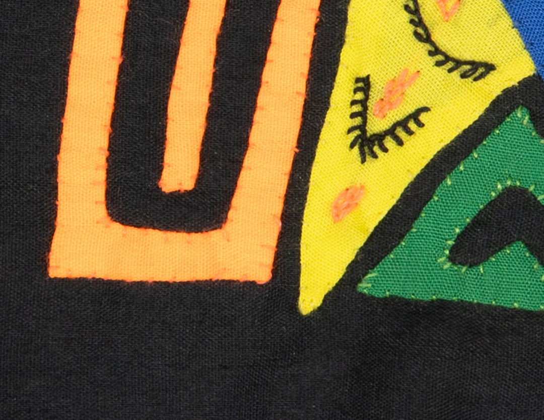 Multicolor Orange Blue And Chartruce Bird Molita