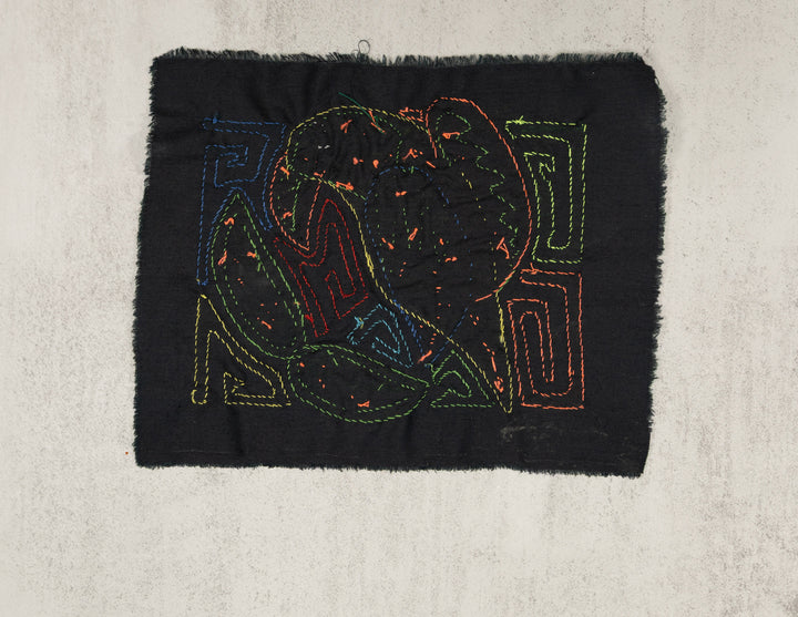 Multicolor Orange Blue And Chartruce Bird Molita