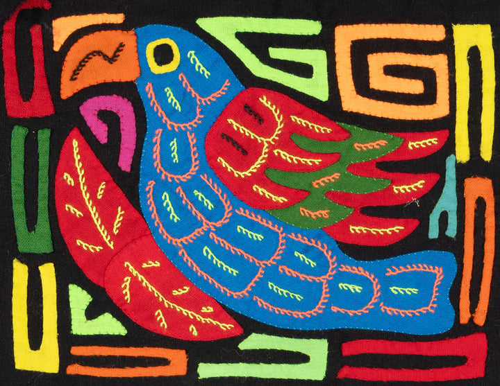 Multicolor Red And Blue Bird Molita