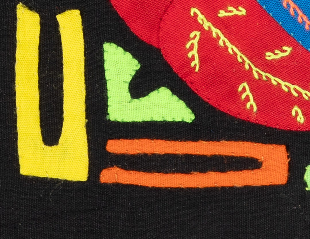 Multicolor Red And Blue Bird Molita