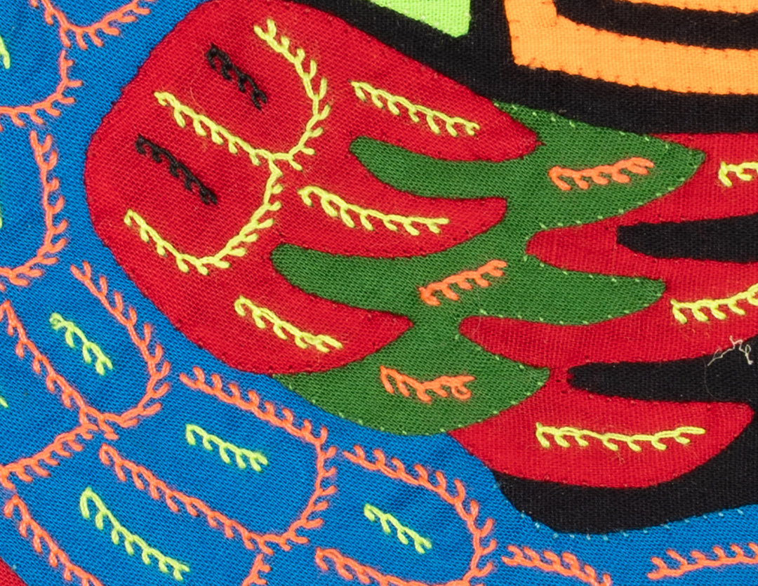 Multicolor Red And Blue Bird Molita