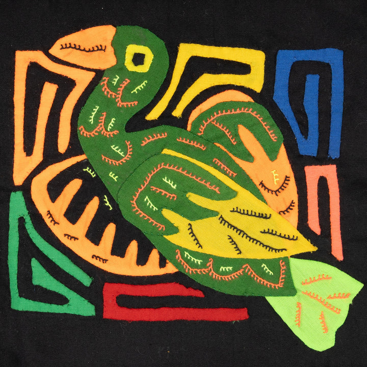 Multicolor Green And Orange Bird Molita