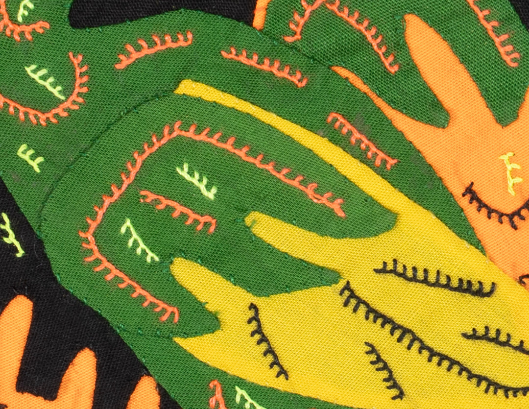 Multicolor Green And Orange Bird Molita