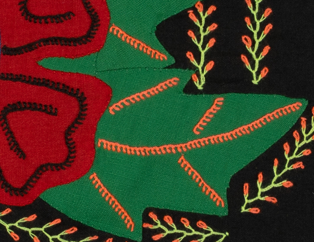 Multi-Color Flower Red And Green Molita