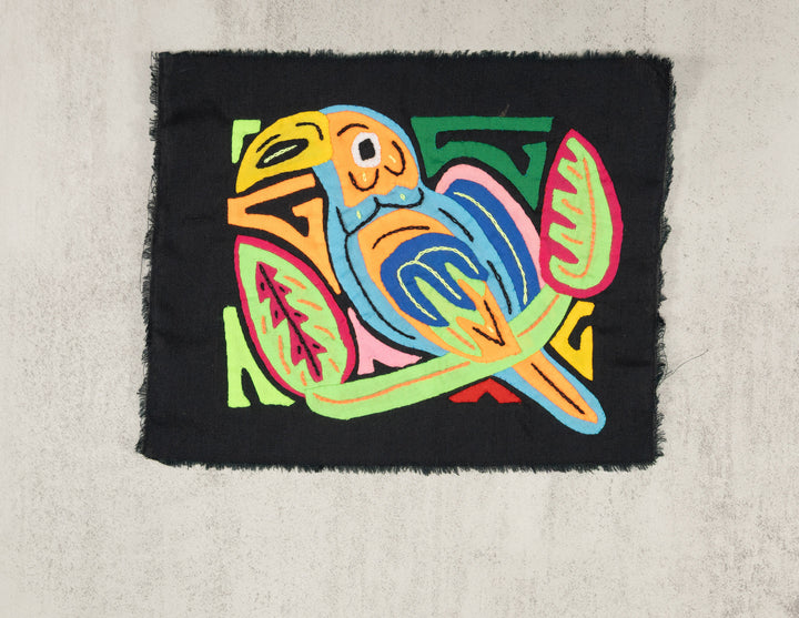 Multicolor Blue And Orange Bird Molita