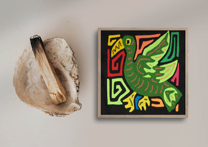 Multicolor Green Bird Molita