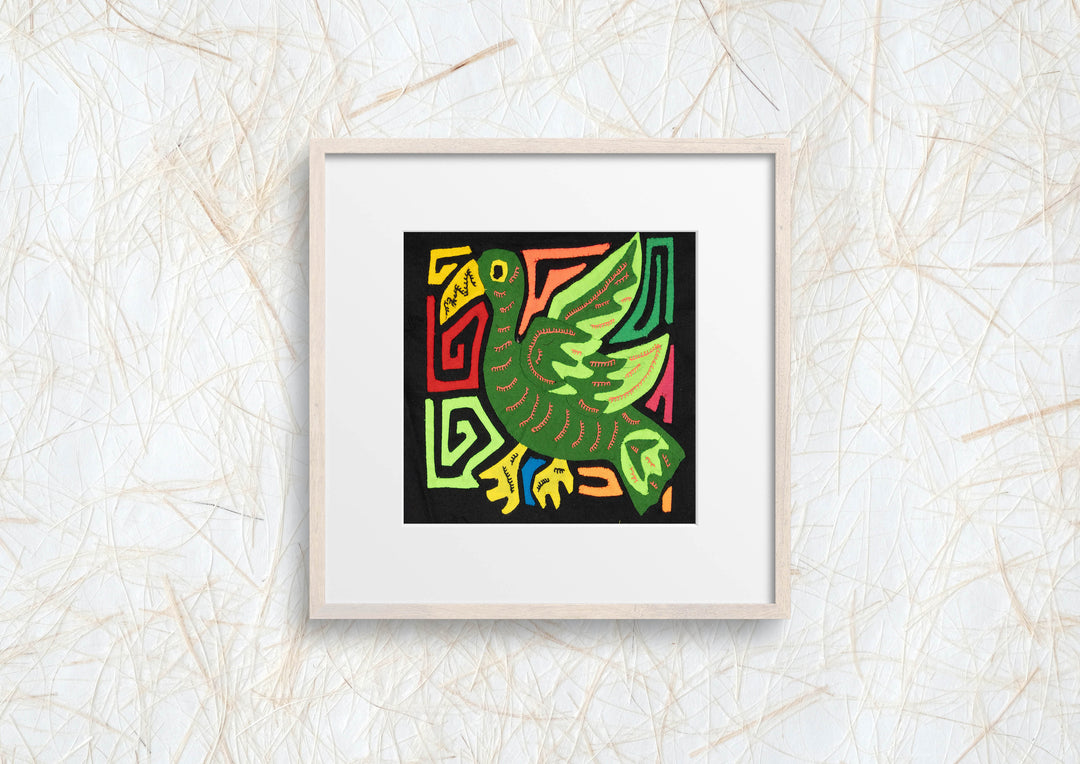 Multicolor Green Bird Molita