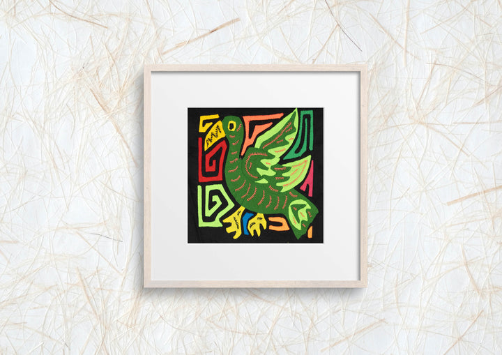 Multicolor Green Bird Molita