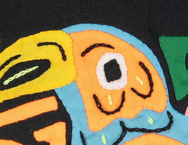 Multicolor Blue And Orange Bird Molita