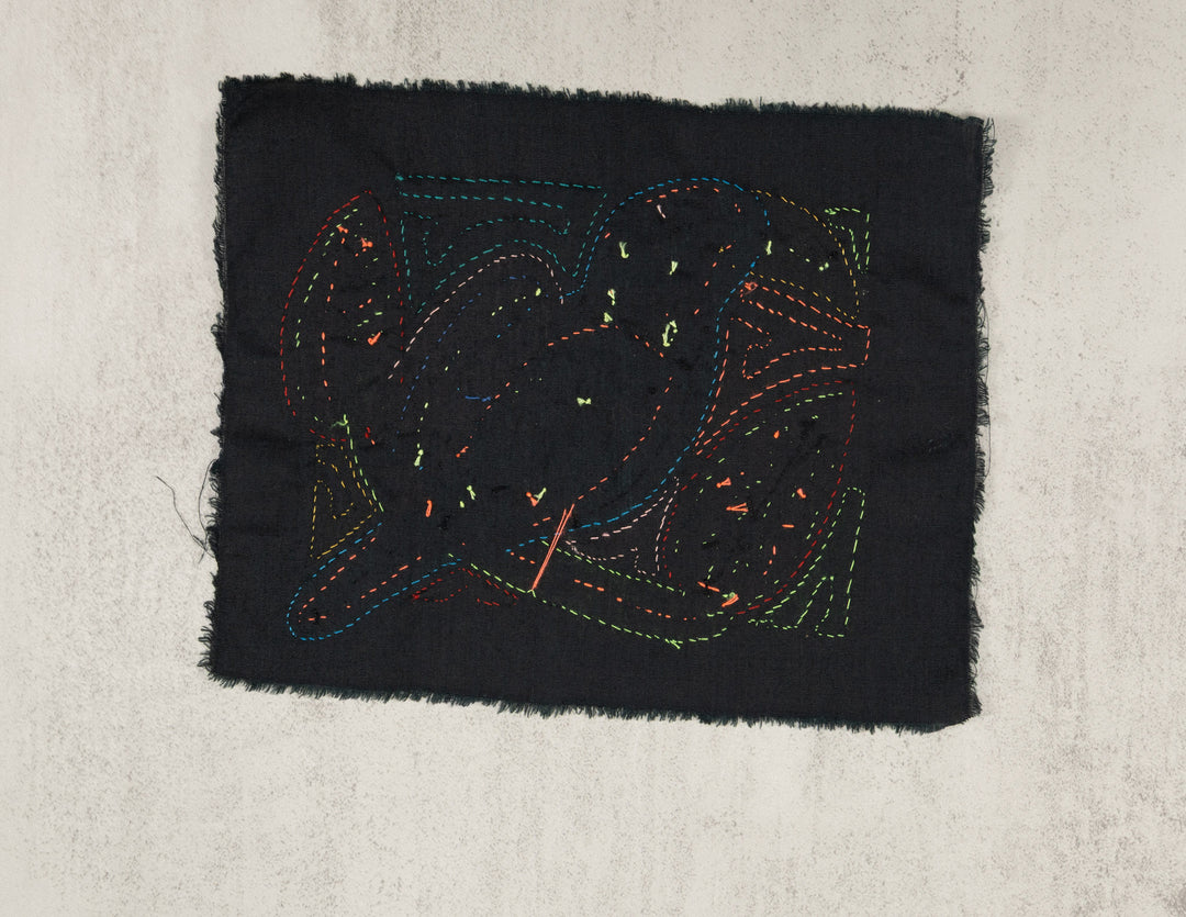 Multicolor Blue And Orange Bird Molita