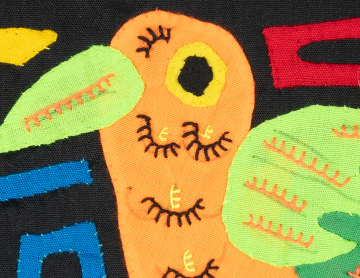 Multicolor Green And Orange Bird Molita