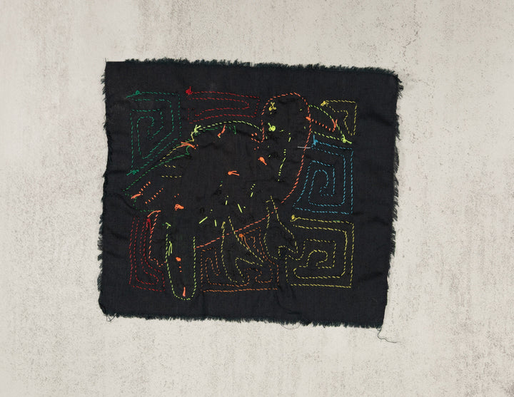 Multicolor Green And Orange Bird Molita