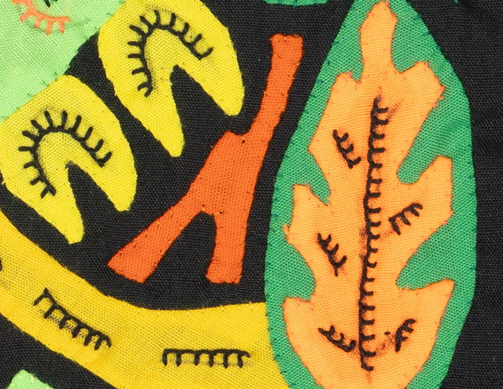 Multicolor Green And Orange Bird Molita