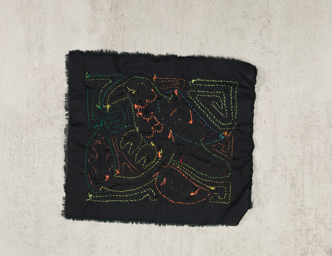 Multicolor Green And Orange Bird Molita