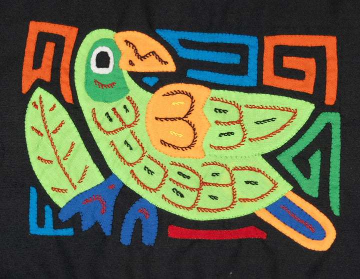 Multicolor Green And Orange Bird Molita