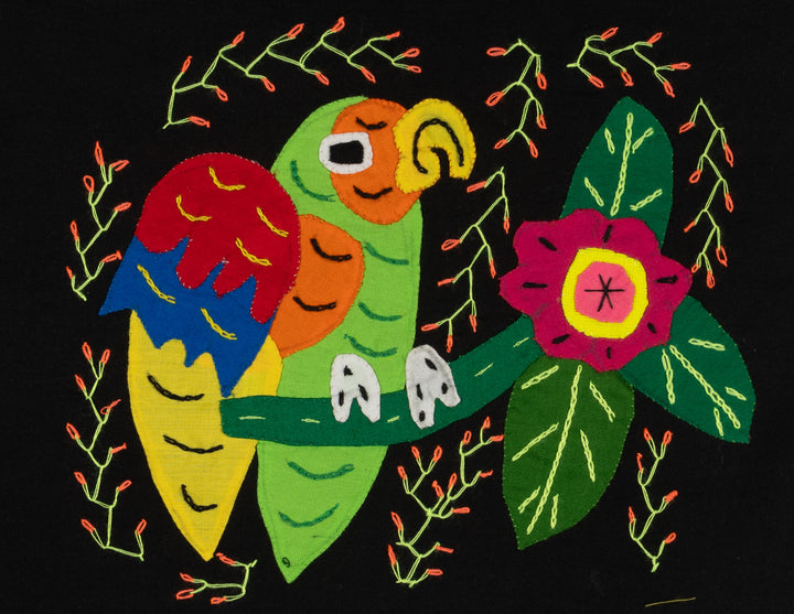 Multi-Color Parrot Bird Red And Green Molita