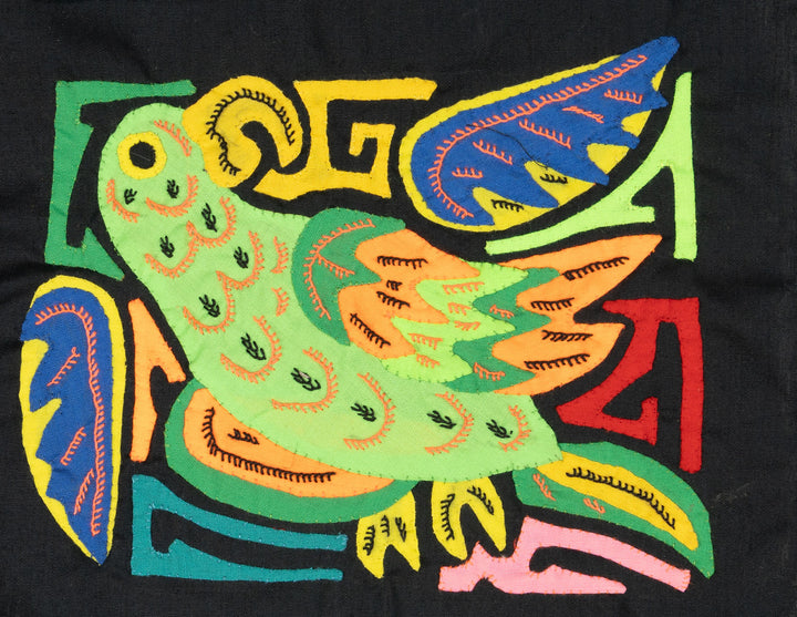 Multicolor Green Blue And Orange Bird Molita