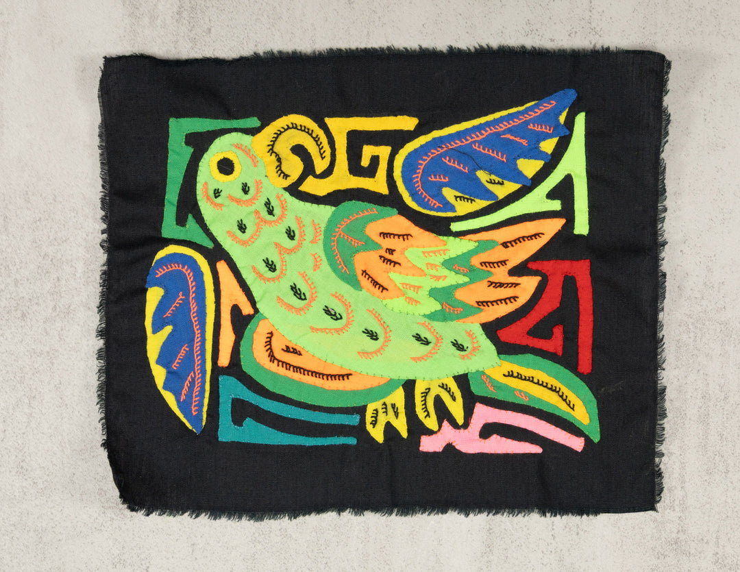 Multicolor Green Blue And Orange Bird Molita