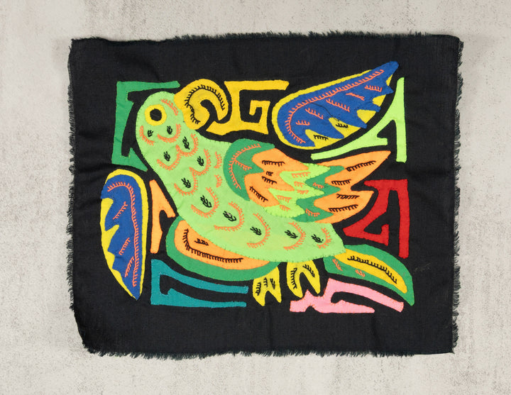 Multicolor Green Blue And Orange Bird Molita