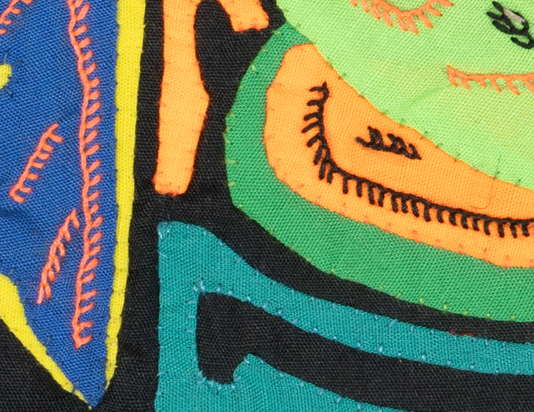 Multicolor Green Blue And Orange Bird Molita