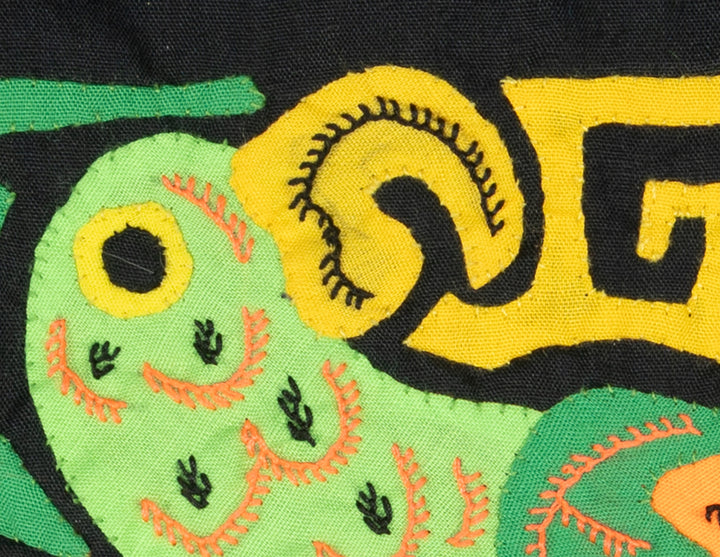 Multicolor Green Blue And Orange Bird Molita