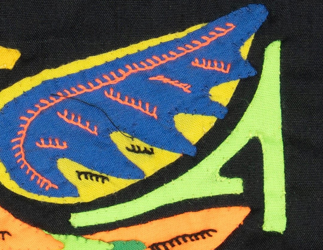 Multicolor Green Blue And Orange Bird Molita