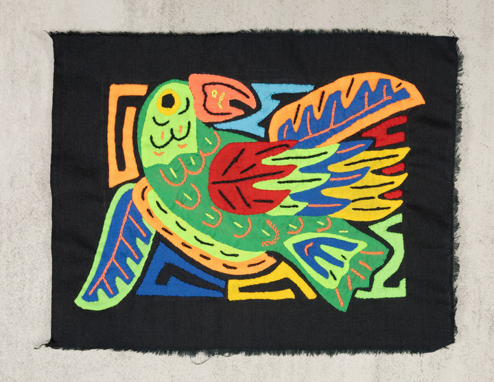 Multicolor Green Blue And Orange Bird Molita