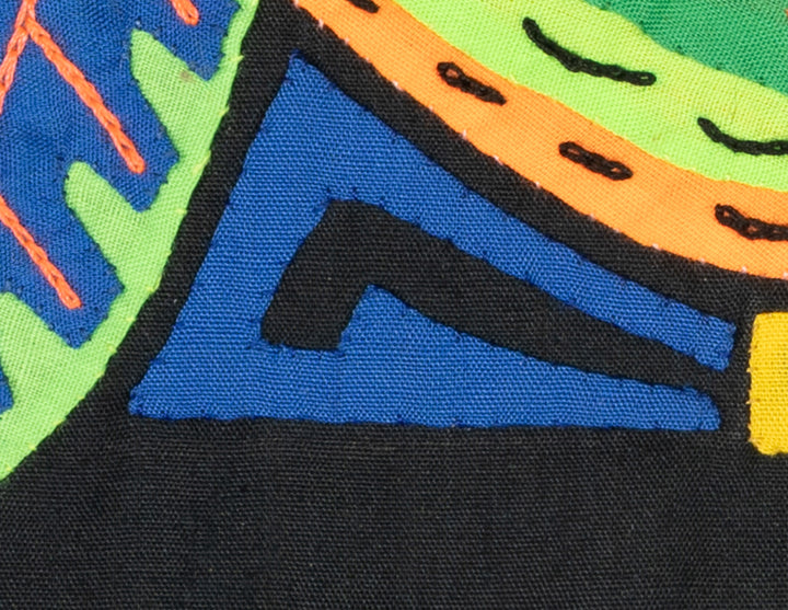 Multicolor Green Blue And Orange Bird Molita