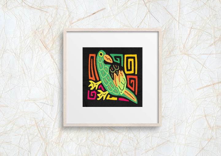 Multicolor Orange And Green Bird Molita