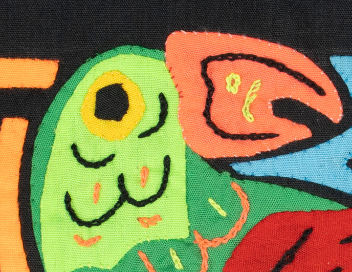 Multicolor Green Blue And Orange Bird Molita