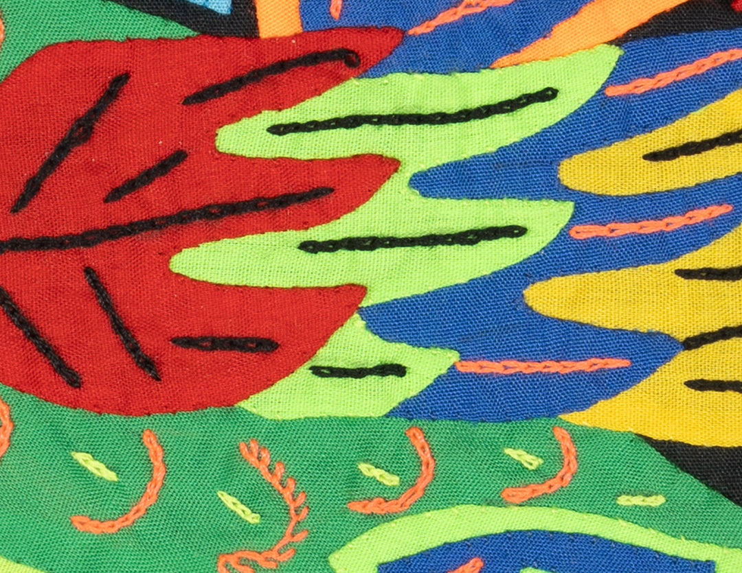 Multicolor Green Blue And Orange Bird Molita