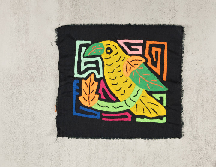 Multicolor Green Yellow And Orange Bird Molita