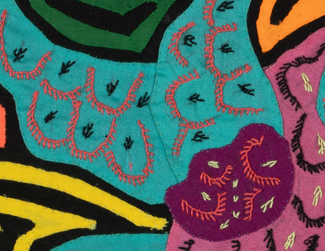 Multi-Color Bird Blue And Purple Molita