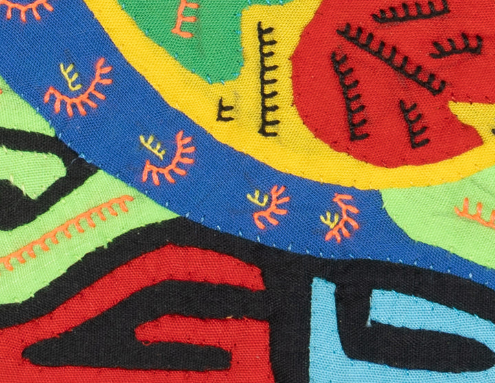 Multicolor Green Blue And Red Bird Molita