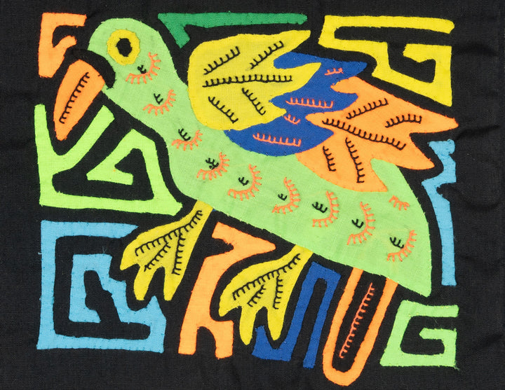 Multicolor Green Blue And Orange Bird Molita