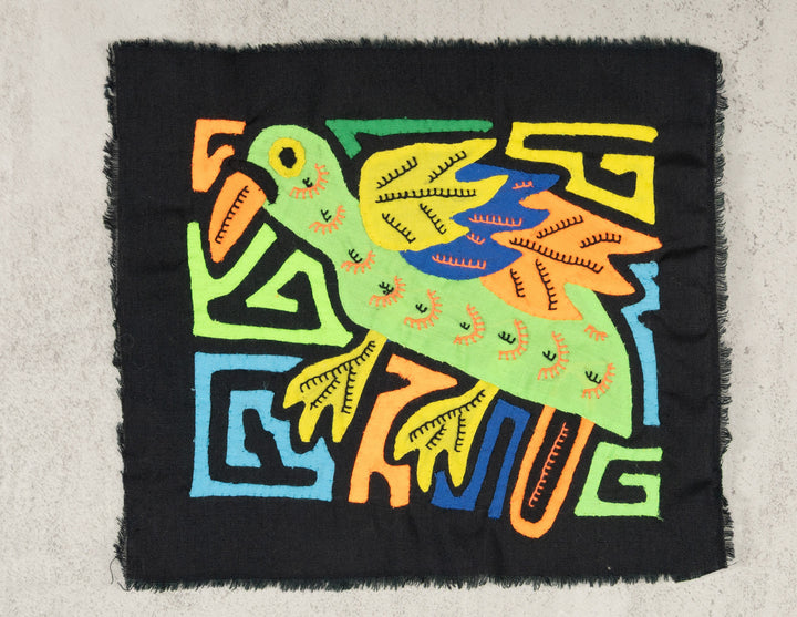 Multicolor Green Blue And Orange Bird Molita