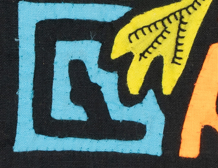 Multicolor Green Blue And Orange Bird Molita