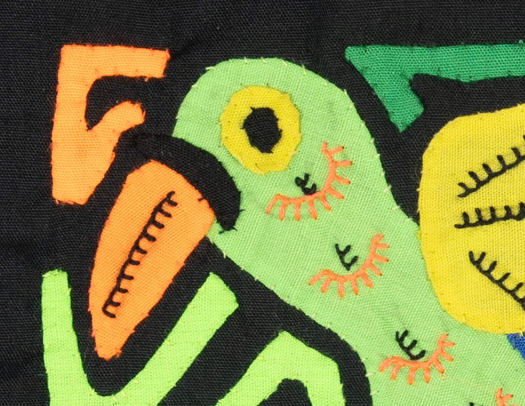 Multicolor Green Blue And Orange Bird Molita