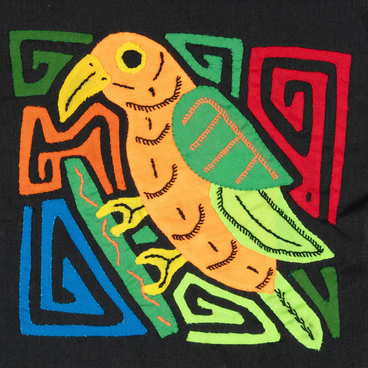Multicolor Green And Orange Bird Molita