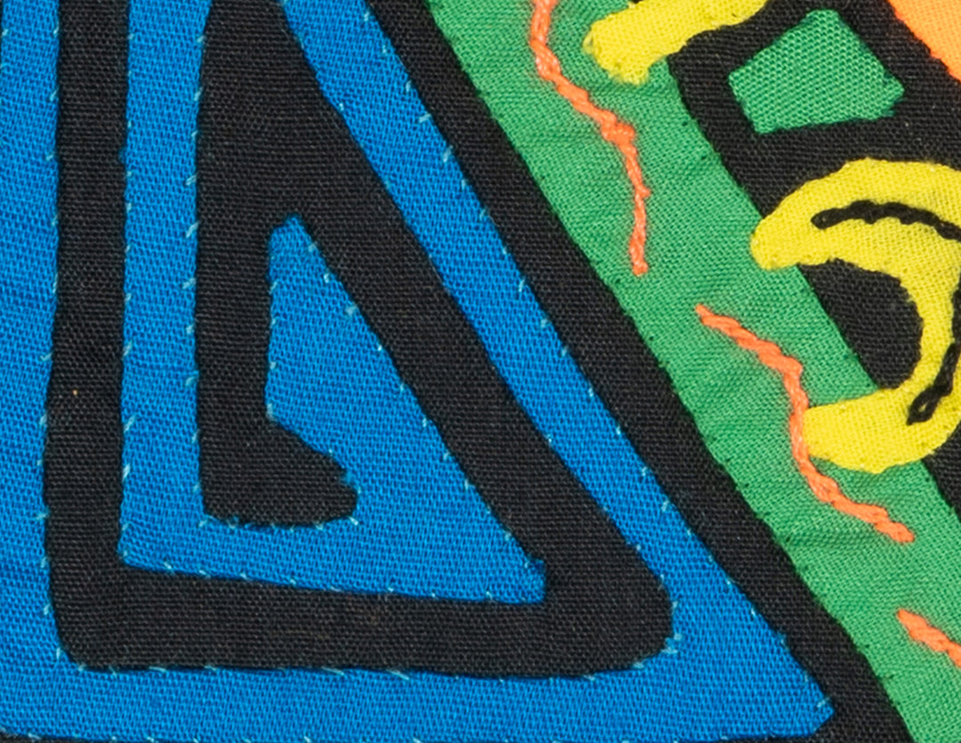 Multicolor Green And Orange Bird Molita