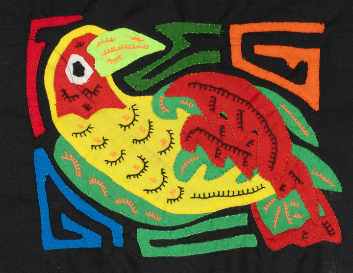 Multicolor Red And Chartruce Bird Molita